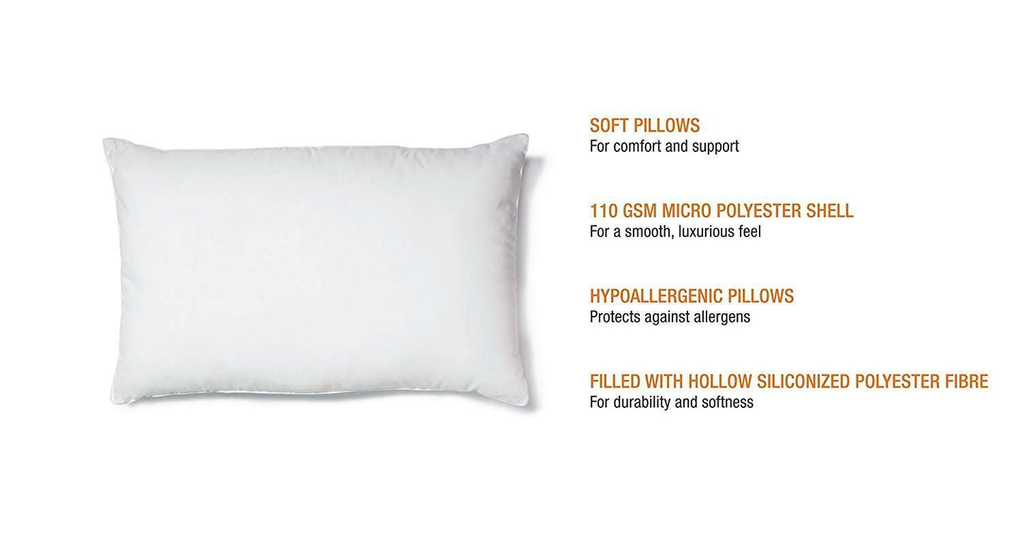 SWHF Premium Siliconised Super Soft Baby Pillow: 35X50 Cm - SWHF