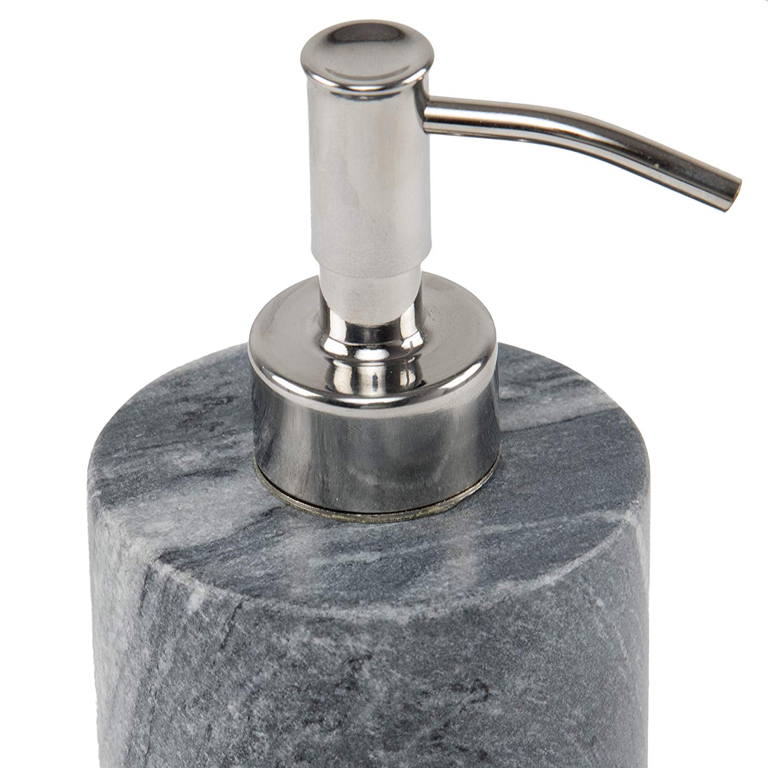 Chic Home Marble Liquid Soap Dispensers-Black - SWHF