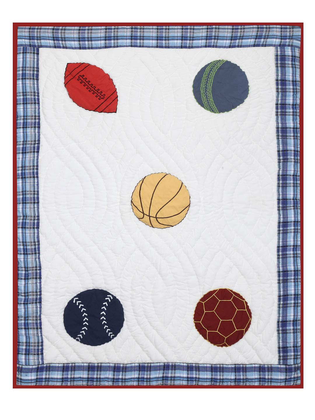 Chic Home Premium Cotton Softest Baby Blanket Quilt 04-10 Years (Sports) - SWHF