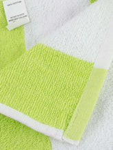 Load image into Gallery viewer, Turkish Bath Premium Cotton Stripe Bath and Pool Towel : Green - SWHF
