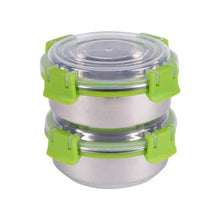 Load image into Gallery viewer, SWHF Stainless Steel Smart Lock Tiffin/Lunch Box (300 ml, 10 cm, Green)
