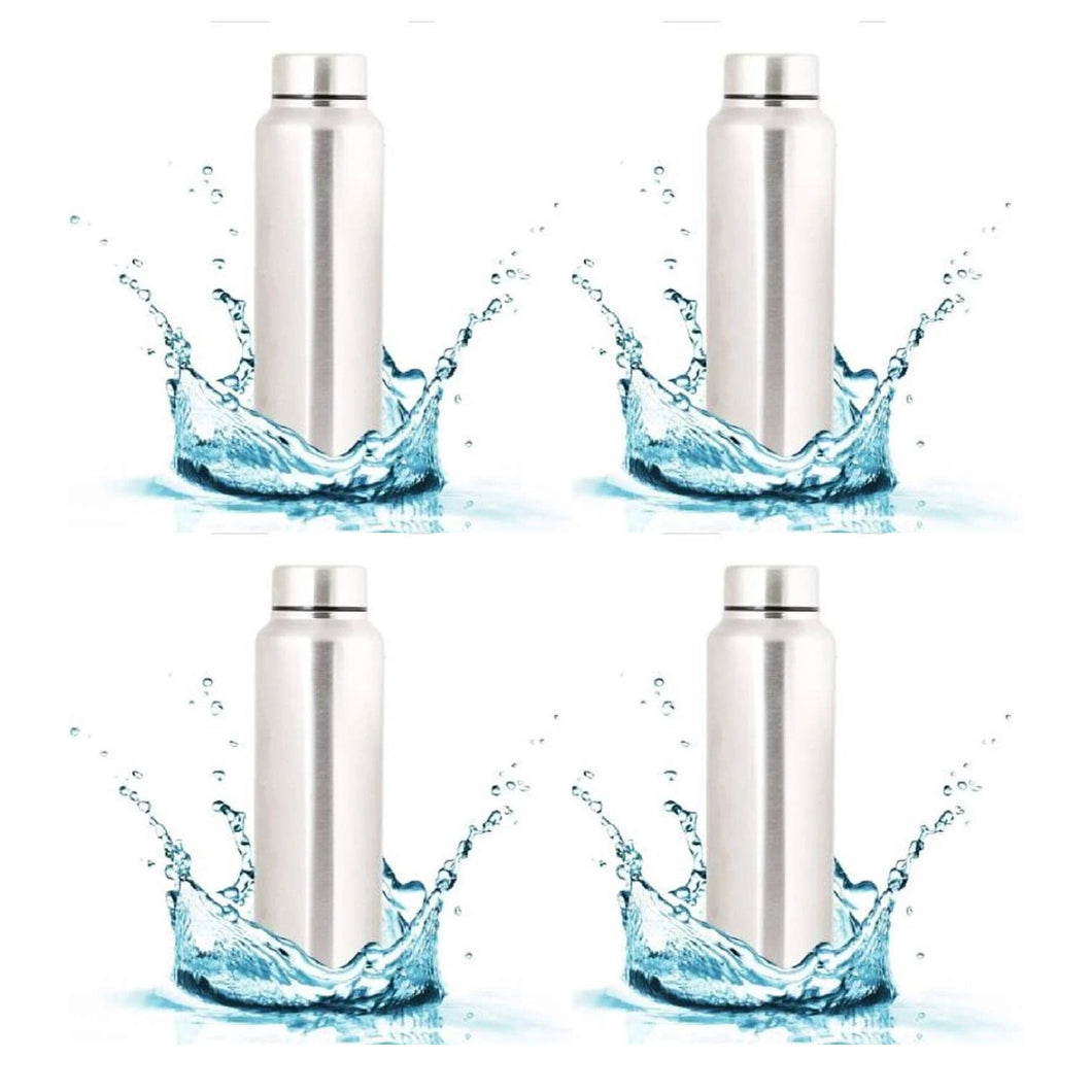 SWHF Stainless Steel Water Bottle - 1 Litre ( Pack of 4 )