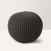 Load image into Gallery viewer, SWHF Knitted Pouf Grey - SWHF
