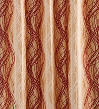 Load image into Gallery viewer, SWHF Printed Curtains: Spiral Red and Gold
