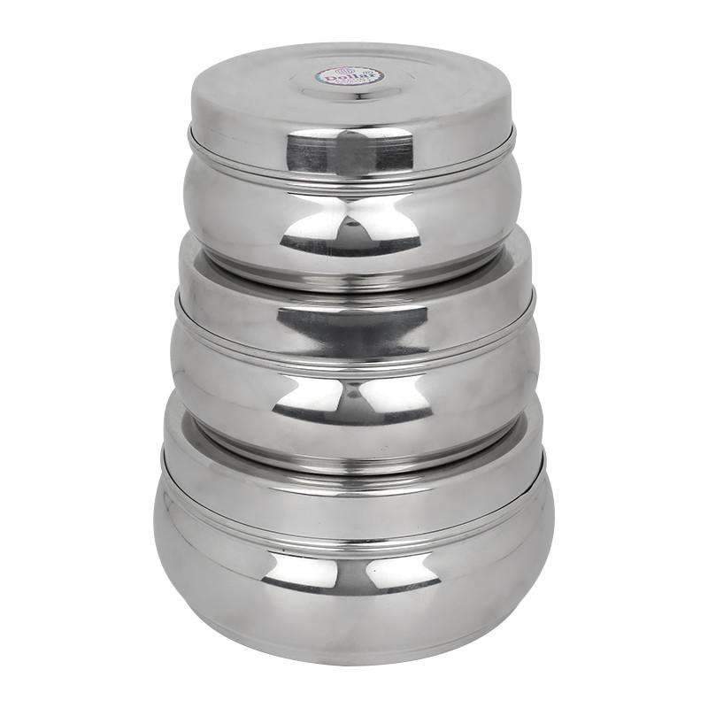 SWHF 3.5 L Stainless Steel Multi-Purpose Storage Food Container & Tiffin Box - SWHF