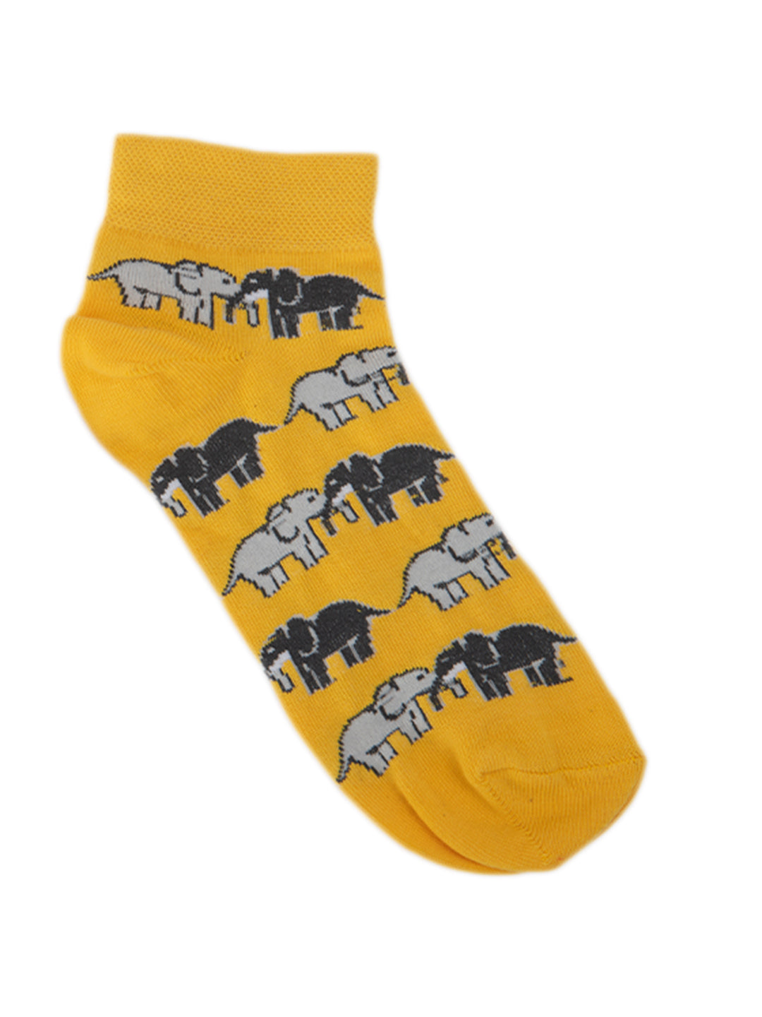 SWHF Organic Cotton Ankle  Designer Socks - Elephant - SWHF