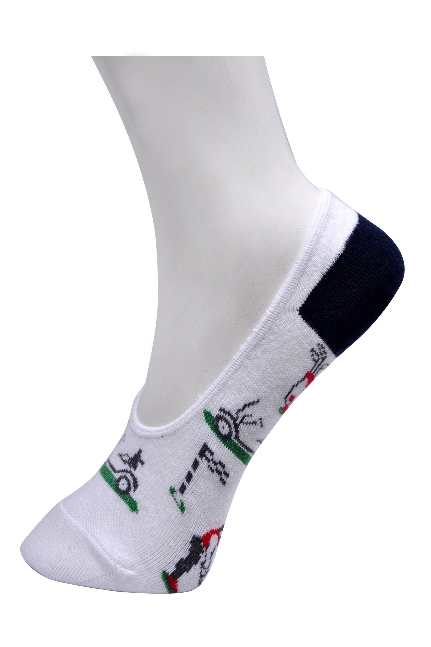 SWHF Organic Cotton No- Show Designer Socks -Golf - SWHF