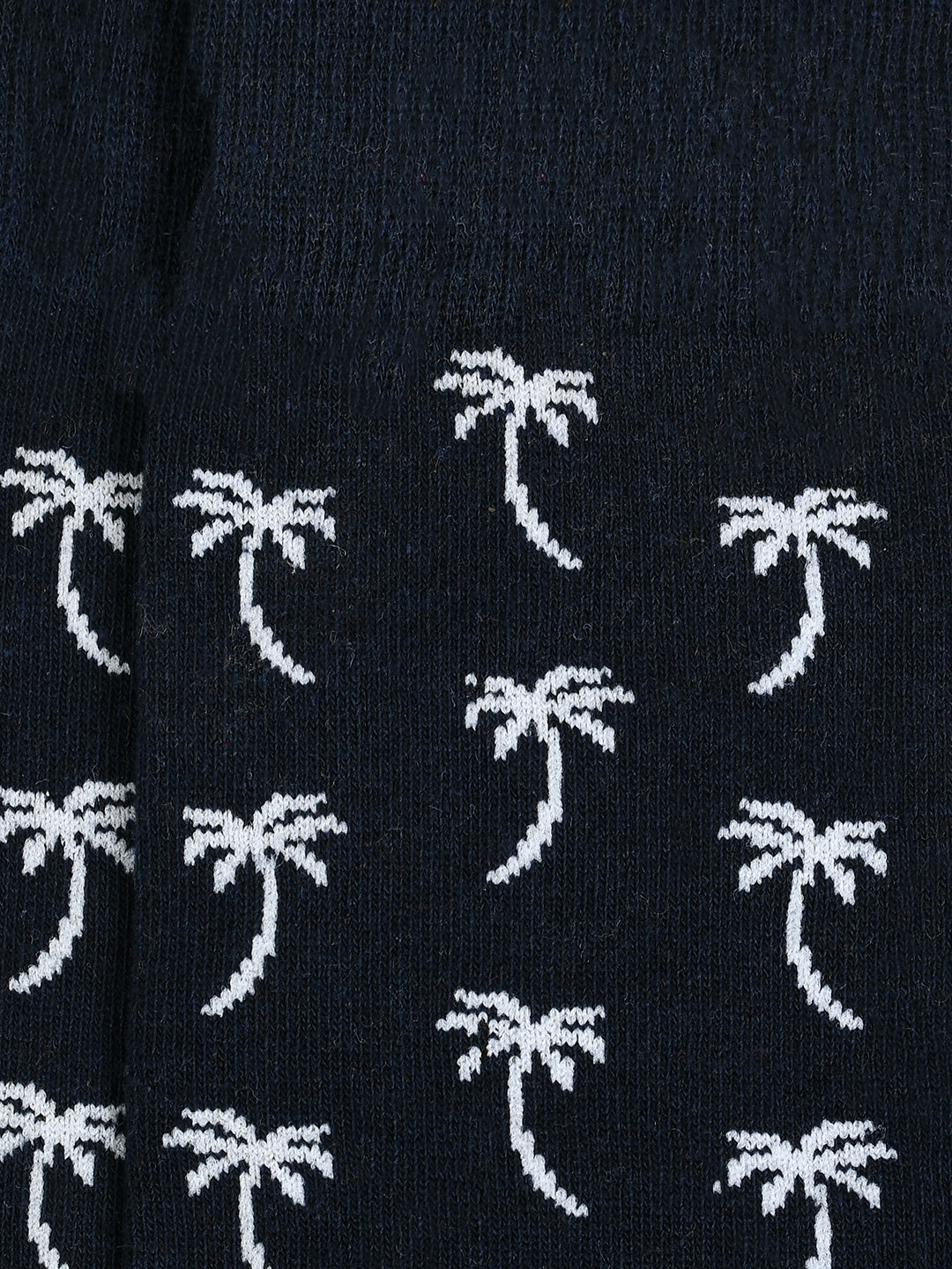 SWHF Organic Cotton Unisex Designer Socks Set (Crew Length, Palm Tree)