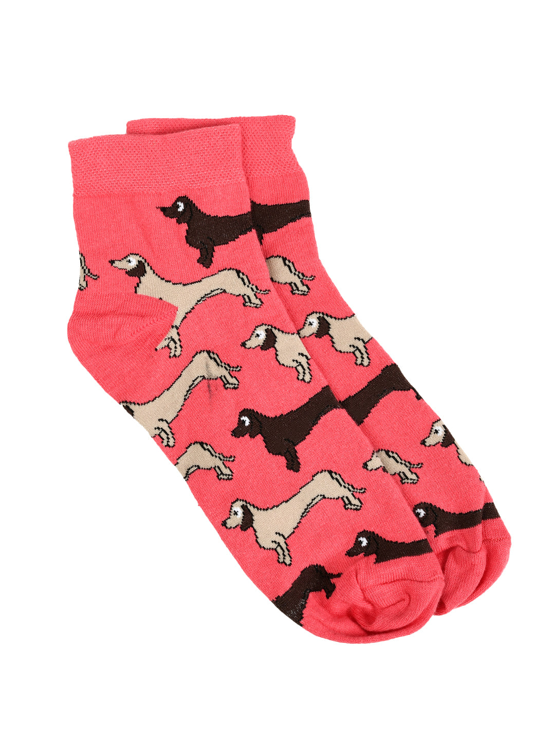 SWHF Organic Cotton Unisex Designer Socks Set (Ankle Length, Dog)