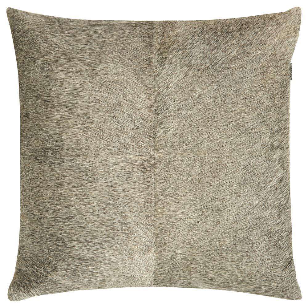SWHF Leather Cushion Cover: Grey - SWHF