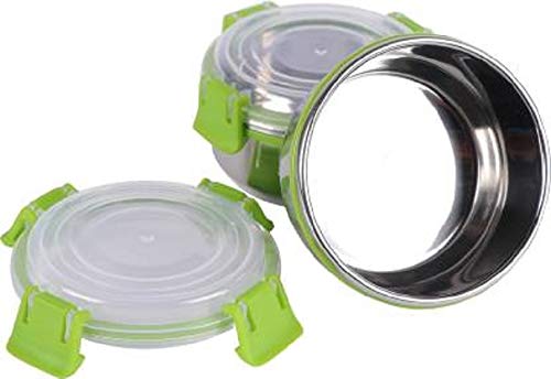 SWHF Stainless Steel Smart Lock Tiffin/Lunch Box (350 ml, 10 cm, Green) - SWHF