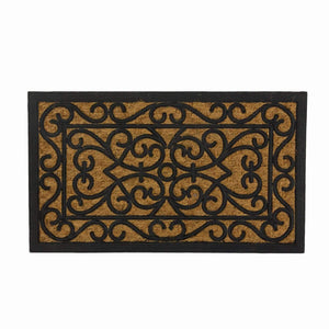 <h4>SWHF Coir and Rubber Door Mat: Virgin Rubber and Extremely Durable (60X35 cm)</h4> - SWHF