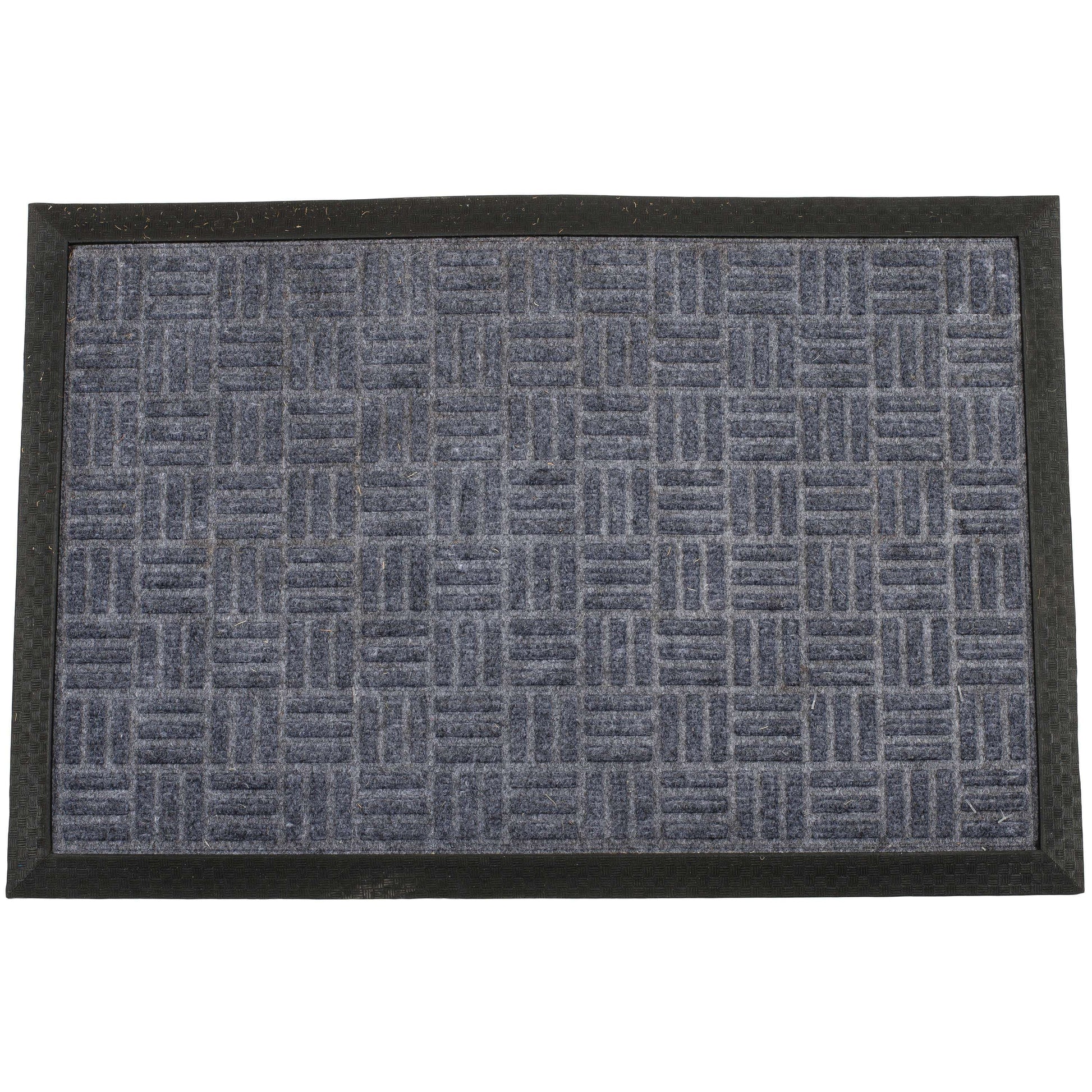 SWHF Premium PP and Rubber Door and Floor Mat : Virgin Rubber and Extremely Durable : Grey Criscross - SWHF