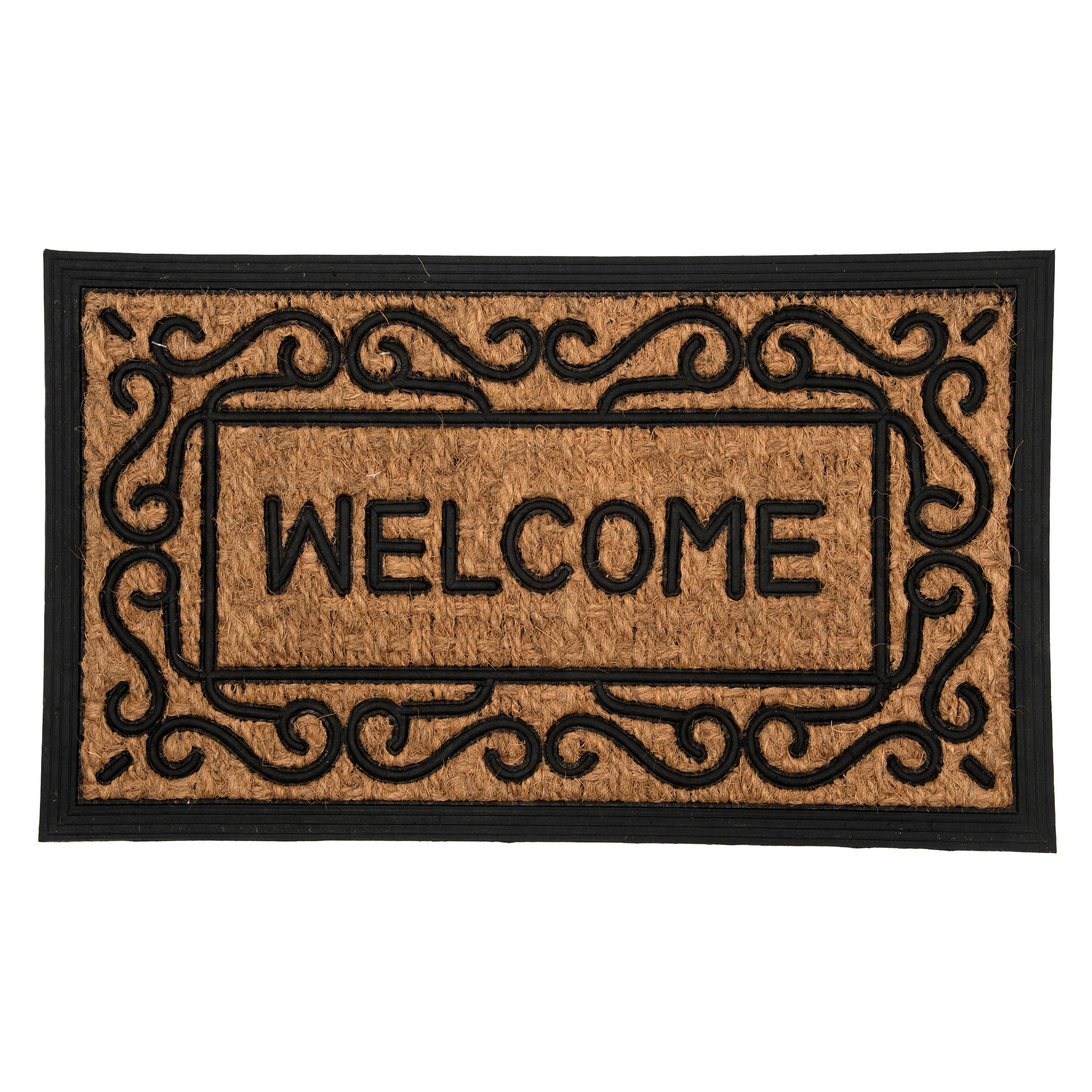 SWHF Premium Coir and Rubber Door Mat: Welcome - SWHF