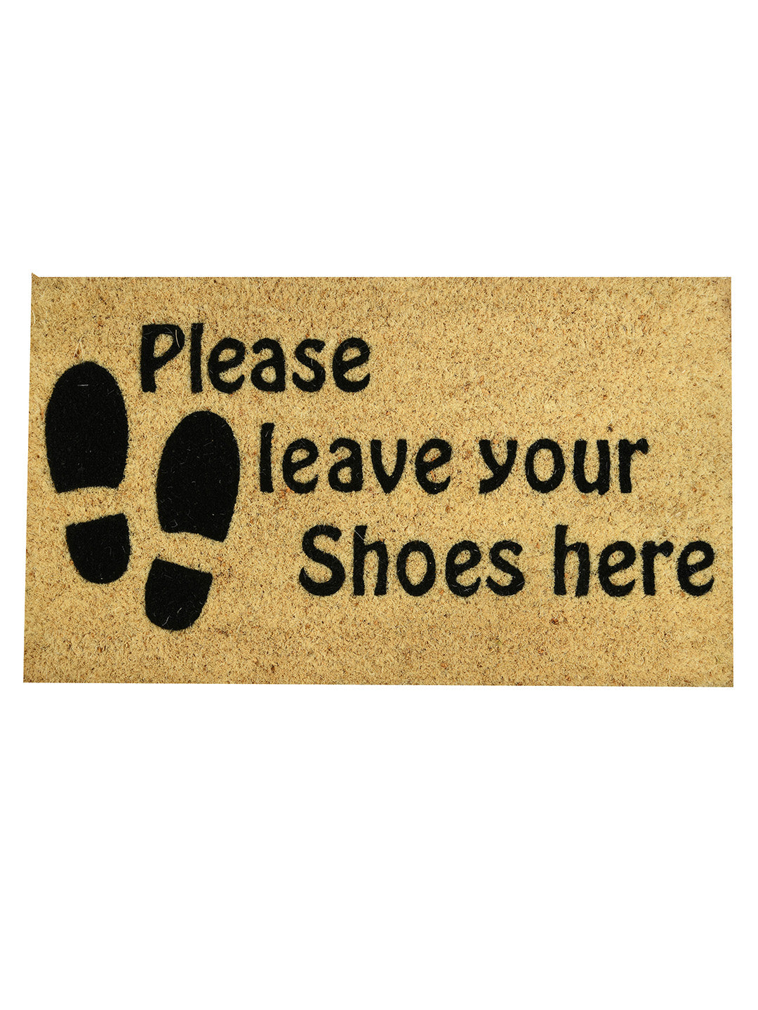 <h4>SWHF Coir Door Mat with Anti Skid Rubberized Backing: (Please Leave Your Shoes here)</h4>