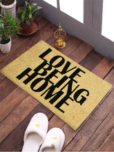 Load image into Gallery viewer, &lt;h4&gt;SWHF Coir Door Mat with Anti Skid Rubberized Backing: (Love Being Home)&lt;/h4&gt;
