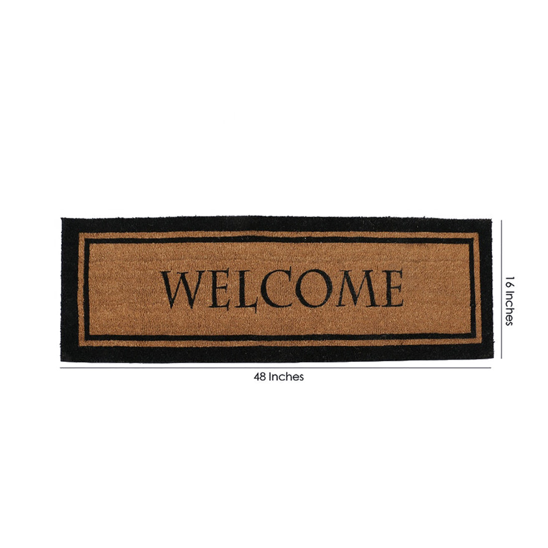 SWHF Extra Large Premium Coir and Rubber Quirky Design Door and Floor Mat : Welcome
