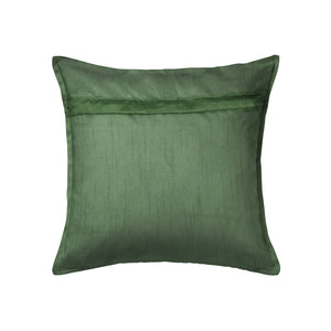 SWHF Soft Decorative Printed Velvet Cushion Cover Set of 5 (16 inch x 16 inch or 40 cm x 40 cm): Green