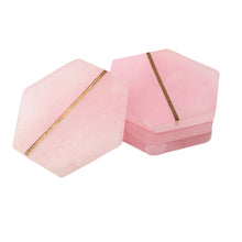 Load image into Gallery viewer, SWHF Handmade Marble Tea/Coffee/Cocktail Coaster Set of 4 (Pink)
