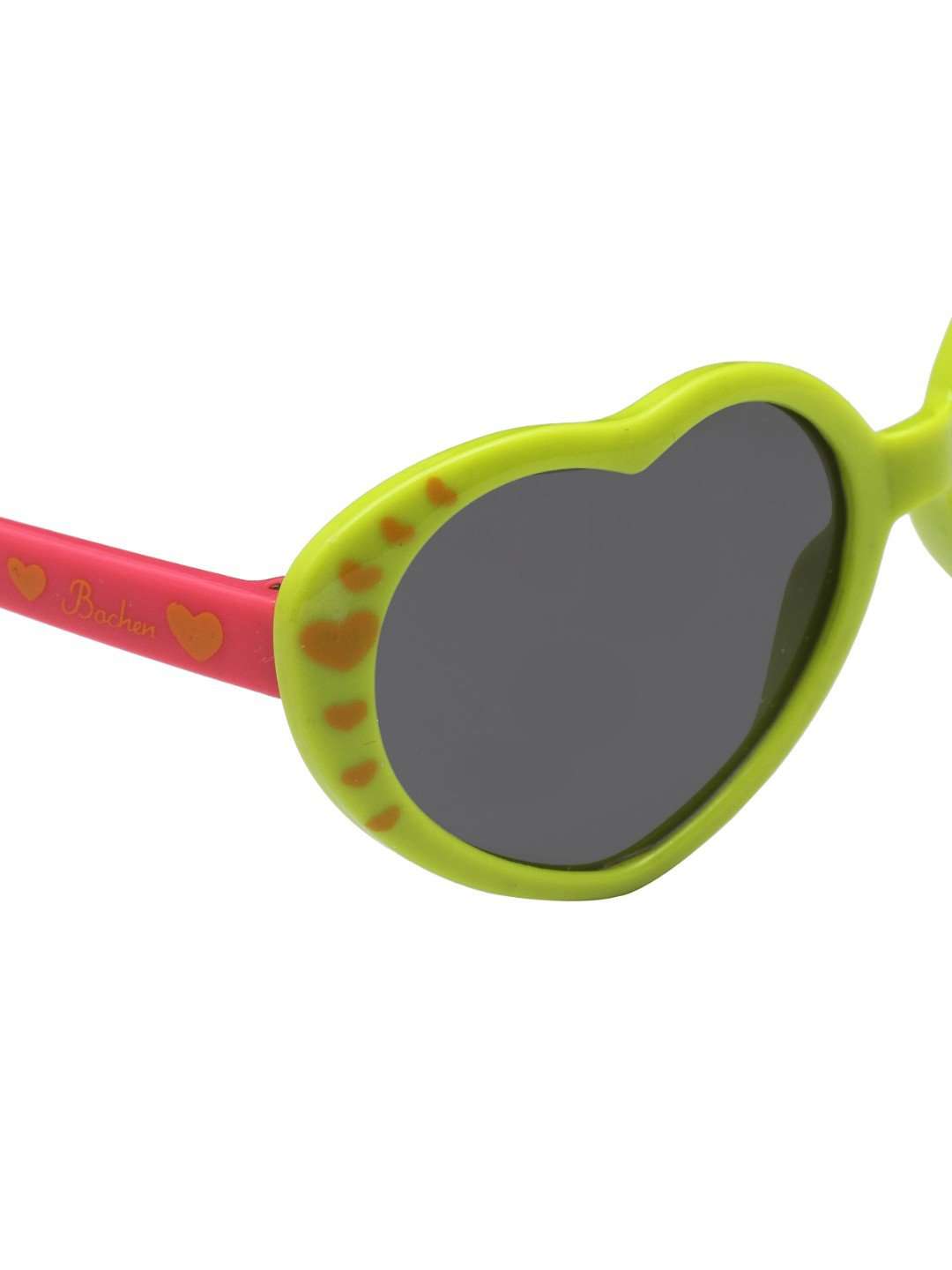 Stol'n Kids Green and Pink Heart Sunglasses - SWHF