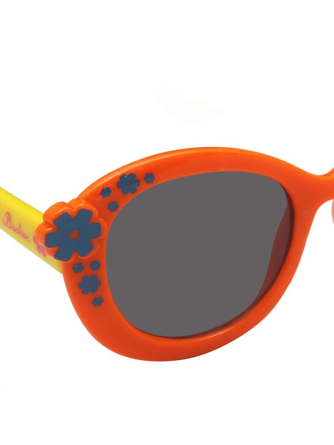 Stol'n Kids Orange and Yellow Flower Oval Sunglasses - SWHF