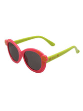 Load image into Gallery viewer, Stol&#39;n Kids Pink and Green Flower Oval Sunglasses - SWHF
