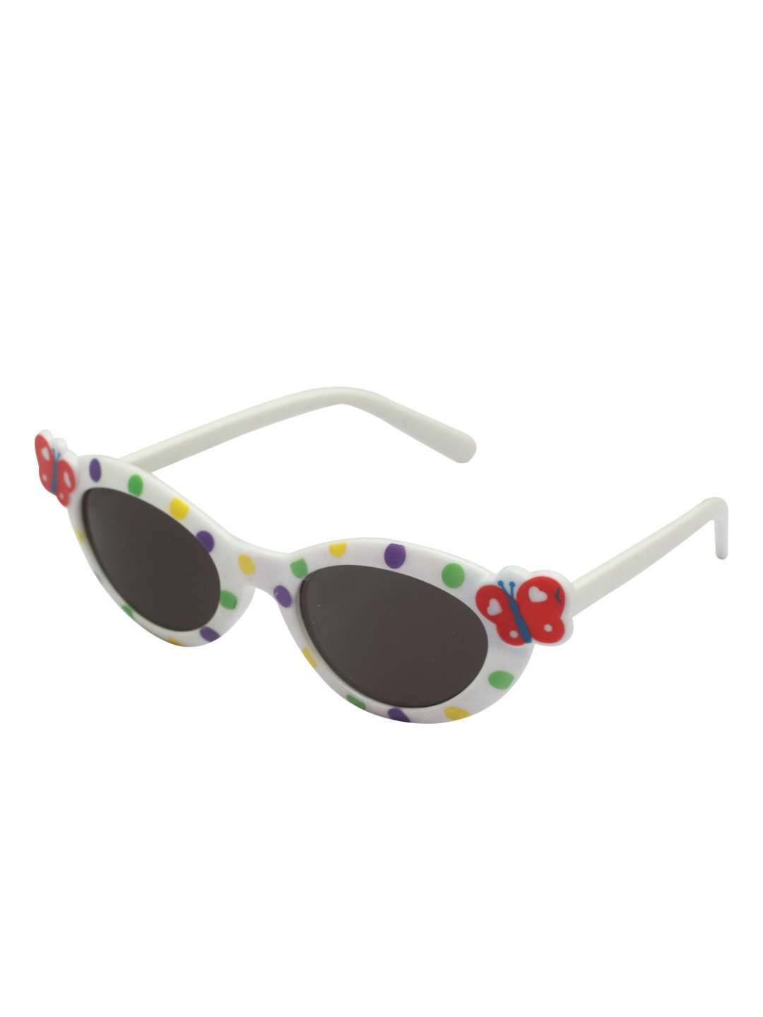 Stol'n Kids White Butterfly Cat Eye Sunglasses - SWHF