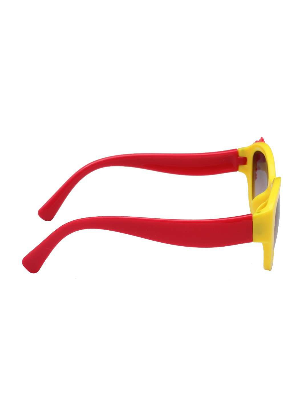 Stol'n Kids Yellow and Red Flower Applique Cat Eye Sunglasses - SWHF