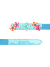 Load image into Gallery viewer, Stol&#39;n Kids Flower Applique Blue Stretch Belt - SWHF
