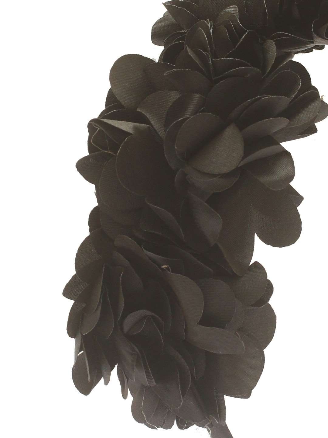 Stol'n Black Three Flower Hairband: Black - SWHF