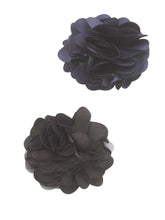 Load image into Gallery viewer, Stol&#39;n Set of Navy Blue and Black Flower Clip :Navy Blue and Black - SWHF
