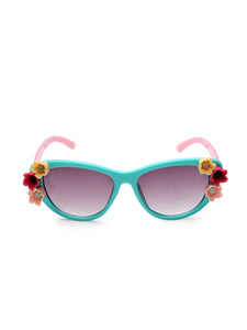 Stol'n Premium Attractive Fashionable UV-Protected Cat Eye Sunglasses - Aqua