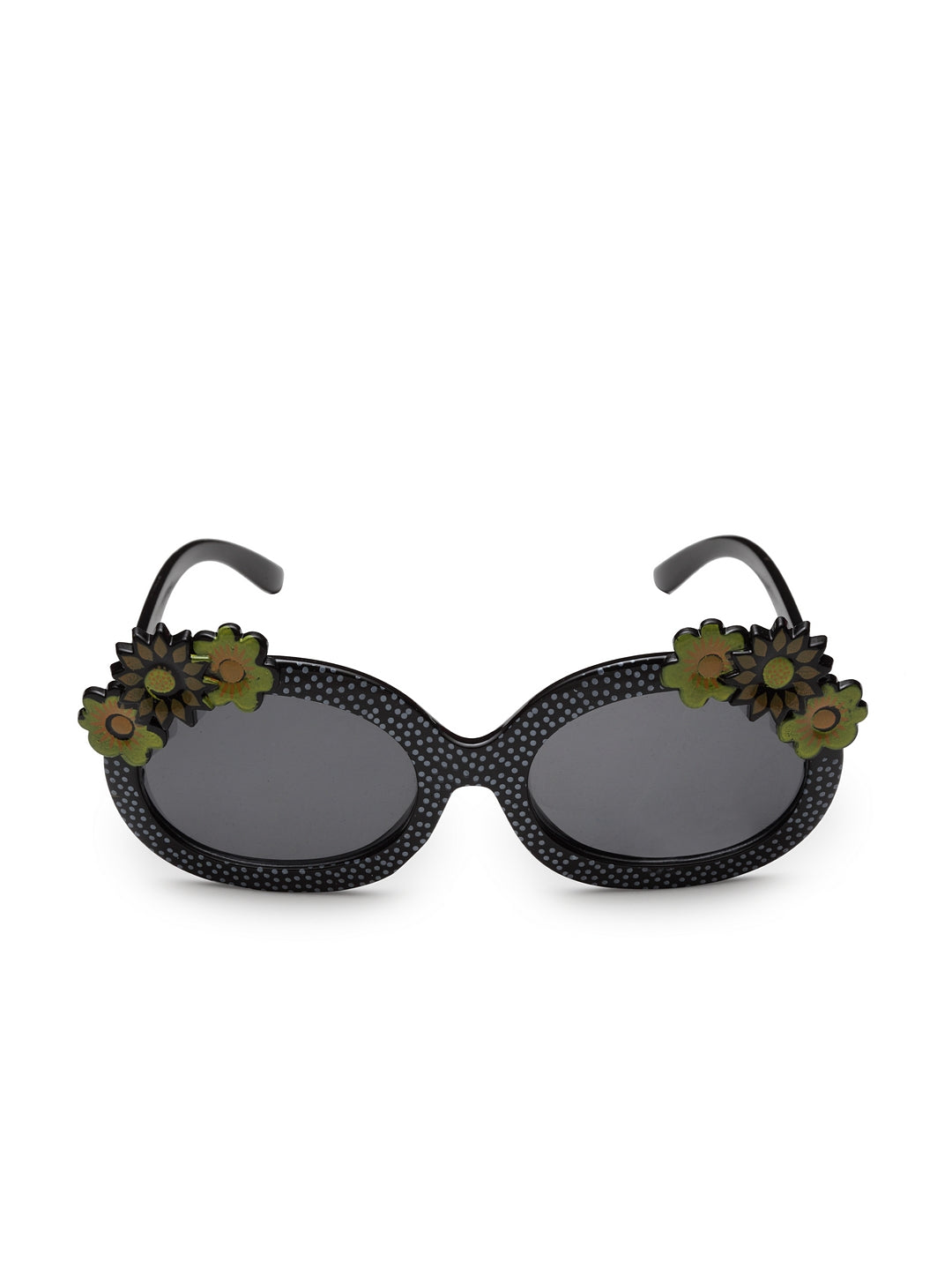 Stol'n Premium Attractive Fashionable UV-Protected Oval Shape Sunglasses  - Black
