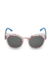 Load image into Gallery viewer, Stol&#39;n Kids Yellow and Blue Bow Applique Rectangular Sunglasses Yellow and Green
