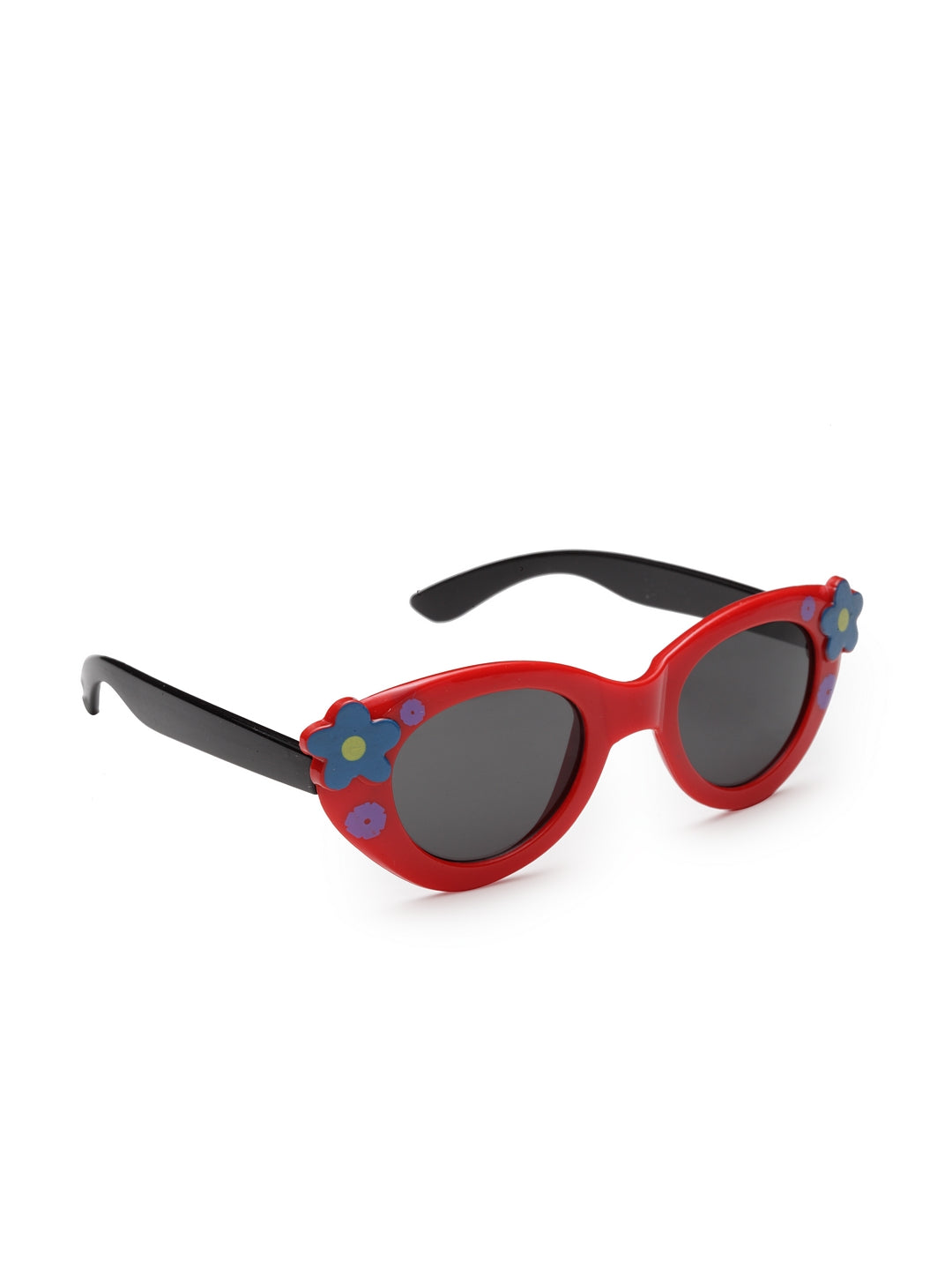 Stol'n Premium Attractive Fashionable UV-Protected Oval shape Sunglasses - Black and Red