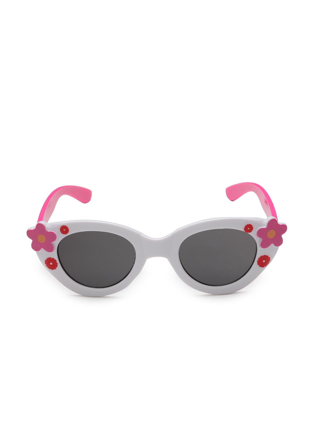 Stol'n Premium Attractive Fashionable UV-Protected Oval shape Sunglasses - Pink and White