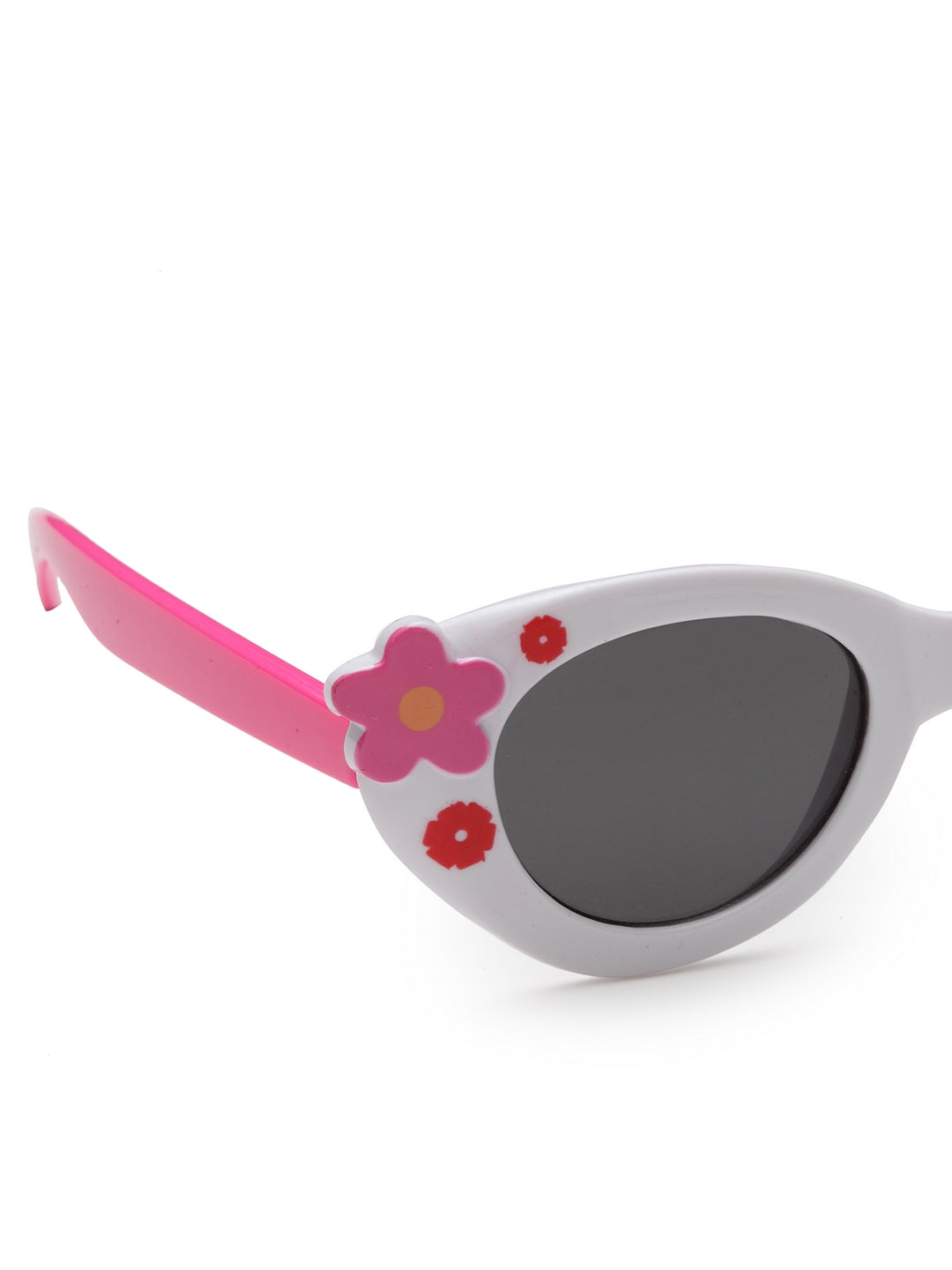 Stol'n Premium Attractive Fashionable UV-Protected Oval shape Sunglasses - Pink and White