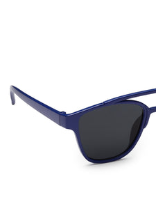 Stol'n Polarized UV-Protected Square Shape Sunglasses for unisex Kids- Blue