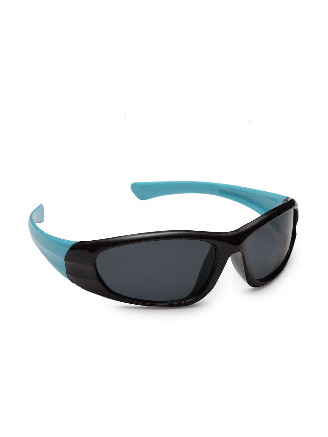 Stol'n Premium Attractive Fashionable UV-Protected Rectangular Shape Sunglasses - Black and Sea Green