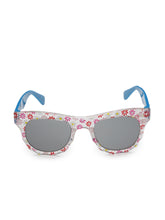 Load image into Gallery viewer, Stol&#39;n Kids Yellow and Blue Bow Applique Rectangular Sunglasses Green and Pink
