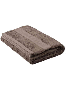 Turkish Bath Cotton 700 GSM Royal Luxury Bath Towel : Brown - SWHF