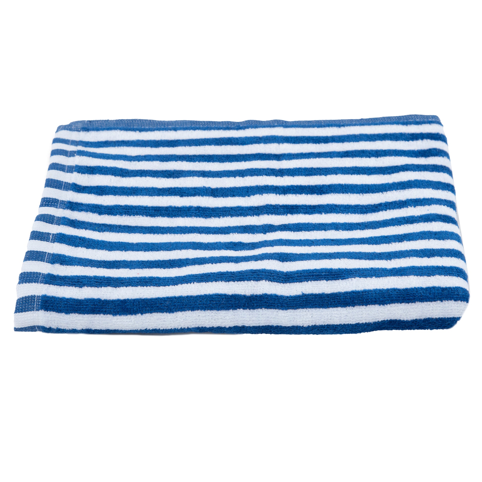 Turkish Bath Premium Cotton Cabana Shering Cabana Shering Stripe Bath and Pool Towel : Blue - SWHF