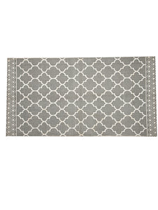Chic Home Cotton Printed Extra Large Floor Rug (Grey) - SWHF