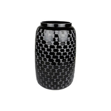 Load image into Gallery viewer, SWHF Checkerboard Vase: Black: 38 Cm - SWHF
