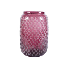Load image into Gallery viewer, SWHF Checkerboard Vase: Purple: 38 Cm - SWHF
