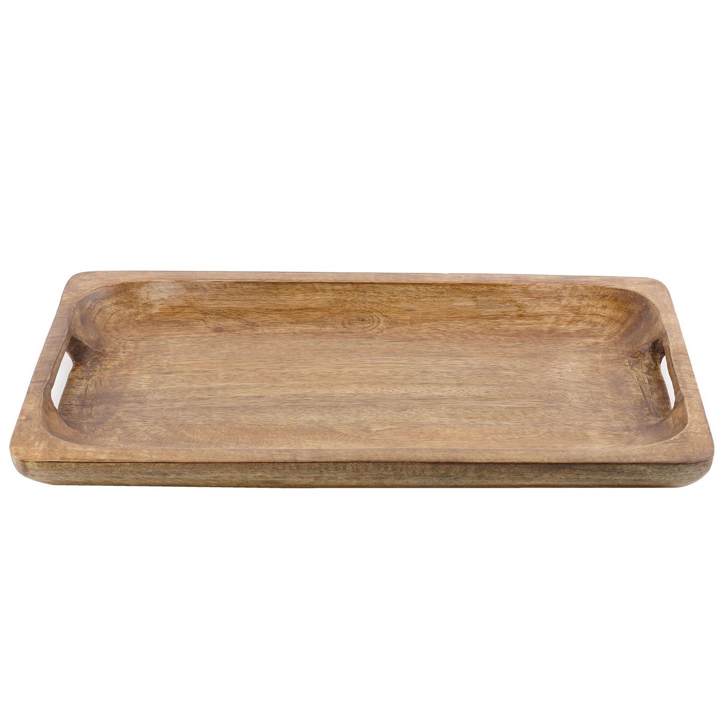 SWHF Pure Wood Rectangle Platter Serving Tray - SWHF